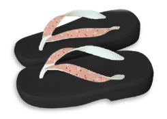 waterproof geta sandals nadeshiko